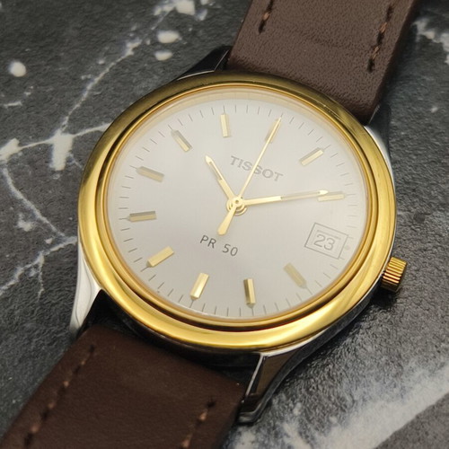 Tissot PR 50 Two-Tone Swiss Quartz watch