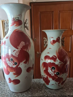 2 Chinese antique porcelain κινέζικα βαζα