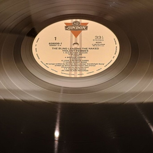 Violent Femmes The Blind Leading The Naked vinyl like new, rock