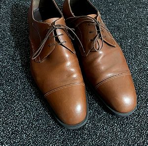 Salvatore Ferragamo lace up loafers δερματινα παπούτσια 45