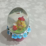Glass Easter decoration like new