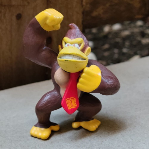 Donkey Kong collectible figure used, Super Mario Nintendo McDonald's 2017