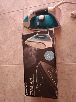 Silvercrest 2200W steam iron used