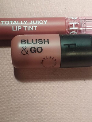 Sephora blush and lip tint like new, set