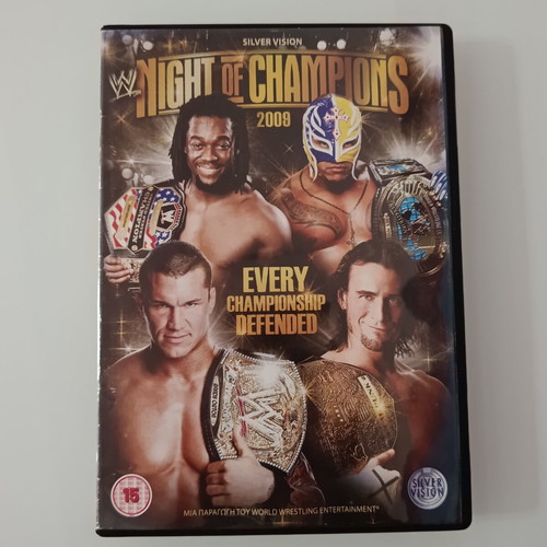Night of Champions 2009 DVD wrestling movie used, subtitles