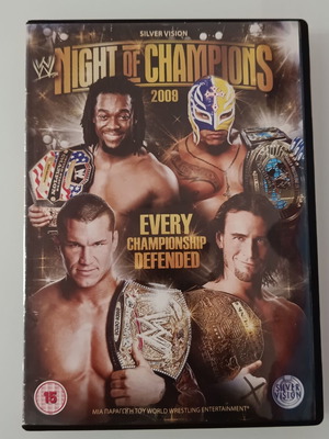 Night of Champions 2009 DVD wrestling movie used, subtitles