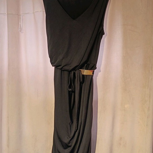 Asymmetric black dress size M used