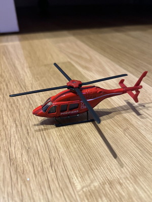 Majorette Bell 429 Fire Brigade μεταλλικό ελικόπτερο σαν καινούργιο