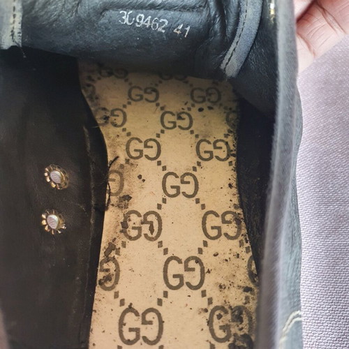 Gucci sneakers used, black, size 41