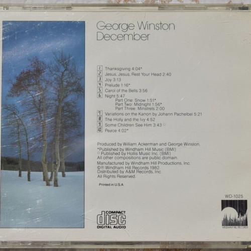 George Winston December CD like new, jazz