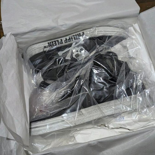 Philipp Plein Retrokickz sneakers size 41 new, black and white leather