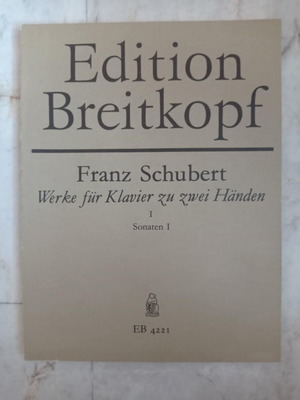 Franz Schubert Werke für Klavier zu zwei Händen Sonaten I sheet music like new