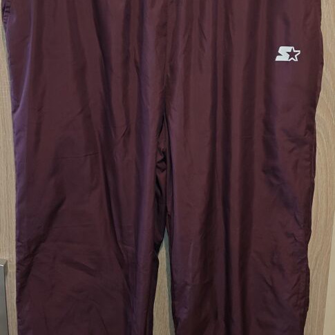 Starter Parachute men's tracksuit pants, large, purple