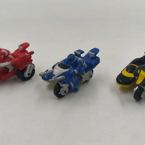 Power Rangers Micromachines used figures, pack of 3