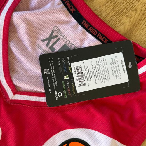 Olympiacos BC 2025 2026 Home Striped Jersey GSA The Legacy Continues XL Dubai new