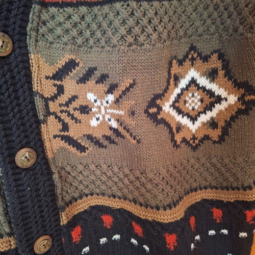 Braggi men's knitted cardigan like new, size M, vintage style