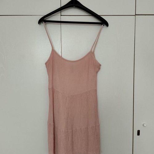 H&M pink romantic dress used, size 36 s/m