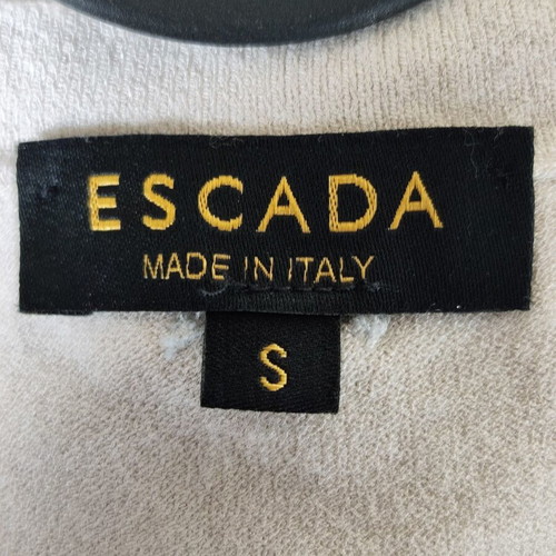 Escada sleeveless shiny top size S