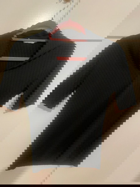 BSB Μαύρη μπλούζα rib, medium