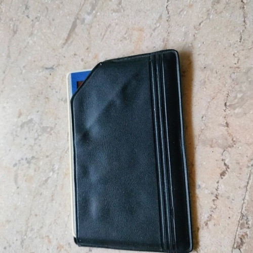 Diners credit card calculator used with solar power and case