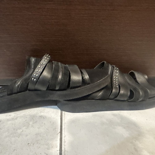 Glamazons Extralight leather anatomical sandals like new, size 37, black