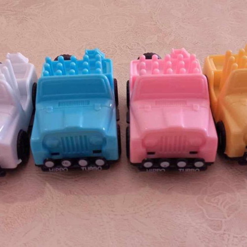 Winner cars 1986 new, set of 4, pencil sharpeners and holders