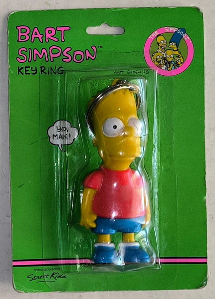 Other - Bart Simpson Key Ring (Sealed)