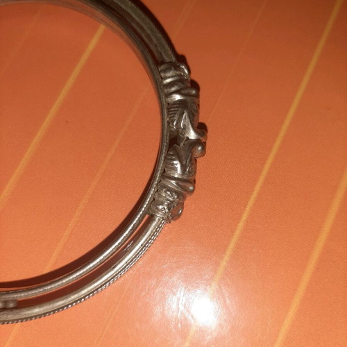 Vintage silver bracelet with elephant design like new