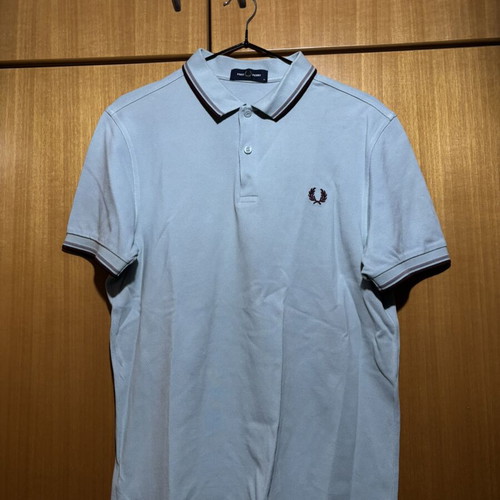 Fred Perry Polo T-shirt light blue size M like new