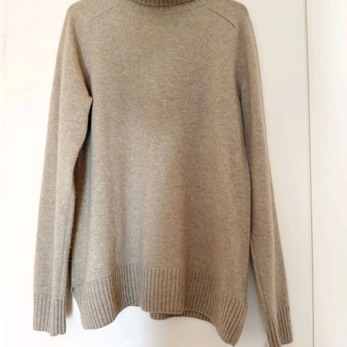 Massimo Dutti wool and cashmere turtleneck like new, S/M, beige-gray