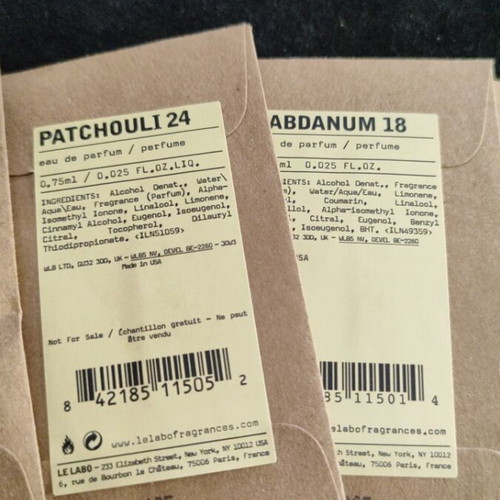 Le Labo perfume set new, travel size tester samples