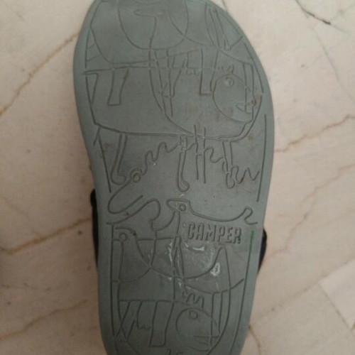 Camper leather kids sandals size 25 used with scratches