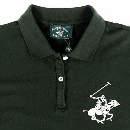 Beverly Hills Polo Club polo shirt dark green, new with tags size M