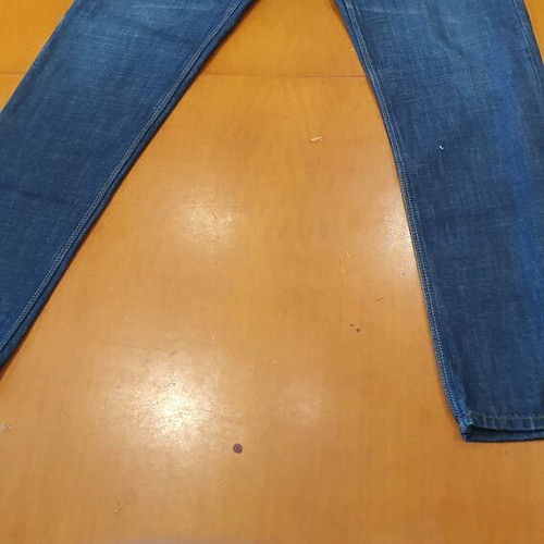 Solid dark blue jeans like new