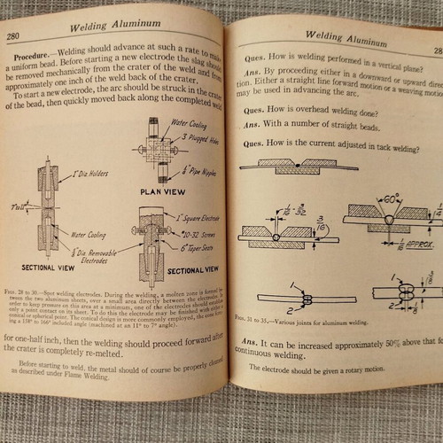 Audels Welders Guide book used, English, 1943