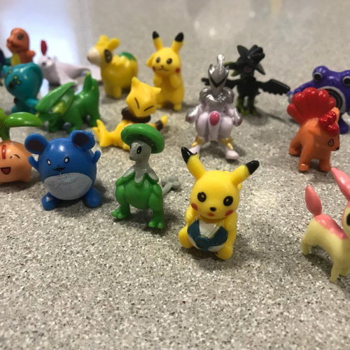 Set of 24 Pokemon collectible mini PVC figures 2-3cm