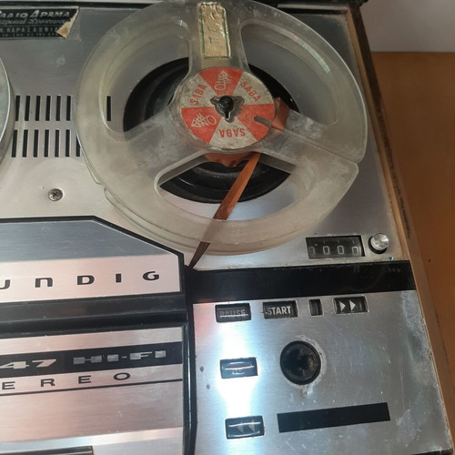 Grundig TK 147 vintage reel-to-reel tape recorder used