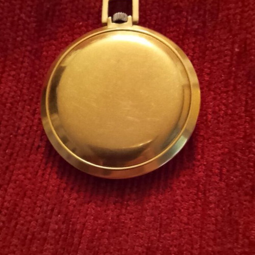 Technos Incabloc open-face pocket watch like new, 1930-1938, Swiss