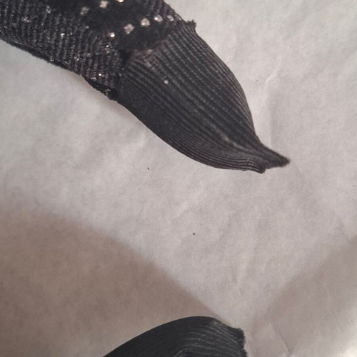 Black velvet hairband new with subtle shimmer shine