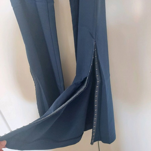 Paranoia women's blue flared pants size S like new