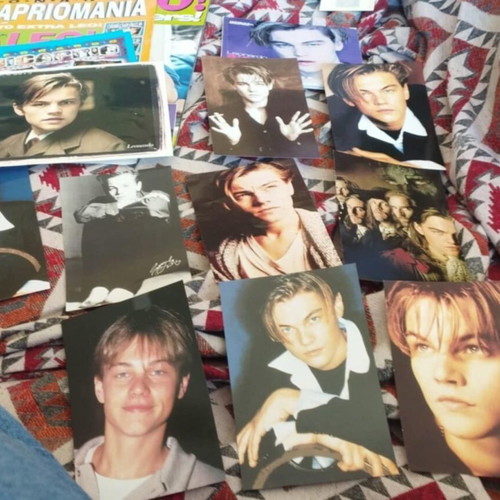 Dicapriomania magazine tribute like new with cards and stickers