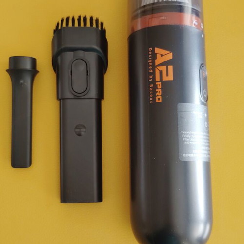 Baseus portable vacuum cleaner with accessories, like new