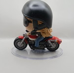 Funko POP Captain Marvel Carol Danvers σε μοτοσικλέτα μεταχειρισμένη χωρίς κουτί