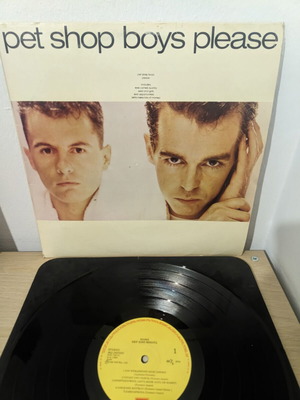 Pet Shop Boys Please vinyl record used, electronic genre