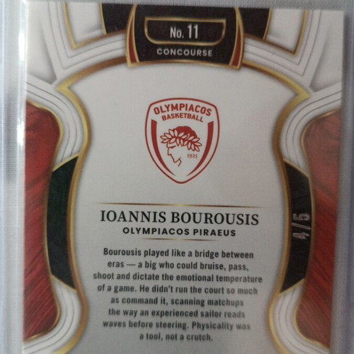 Olympiakos Ioannis Bourousis Select Concourse card 4/5