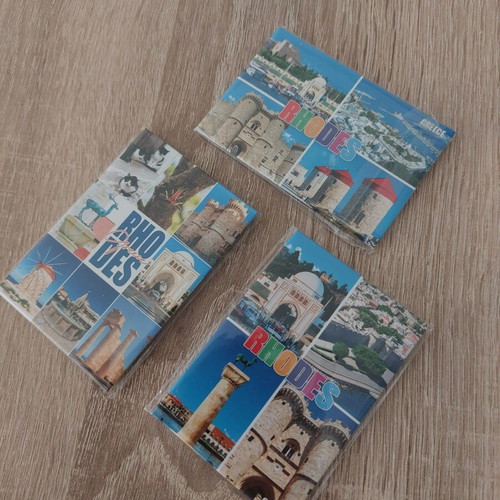 Rhodes magnet set new, pack of three