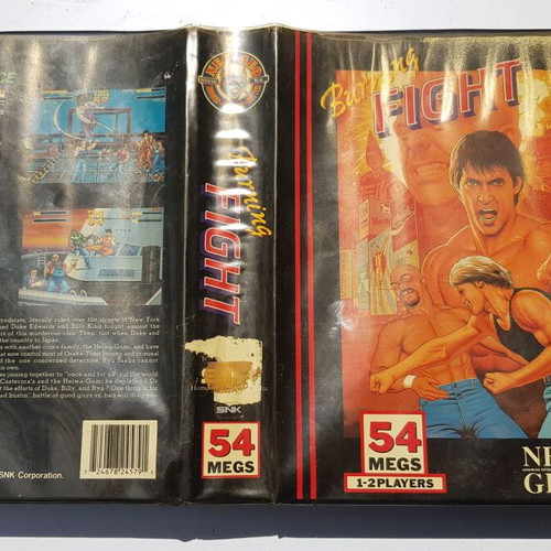 Burning Fight used SNK Neo Geo game
