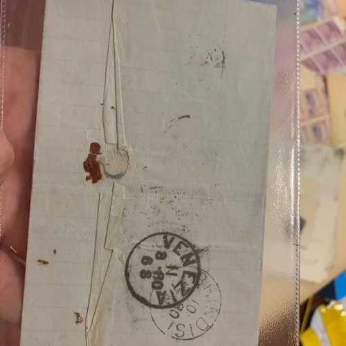 Envelope with Hermes Head stamps 1880 rare
