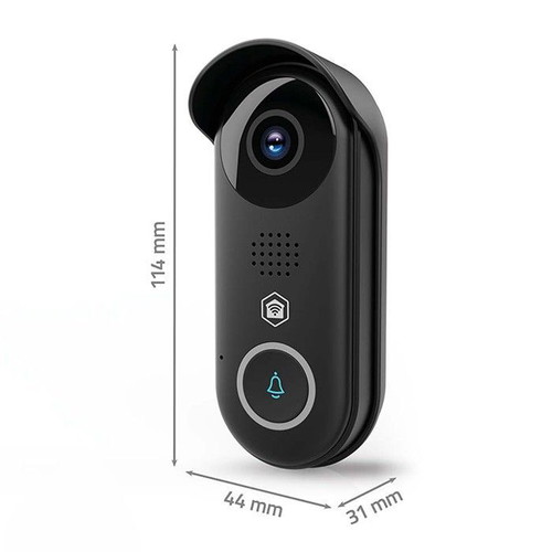 Smart Wi-Fi θυροτηλεόραση Nedis WIFICDP11BK Full HD 1080p