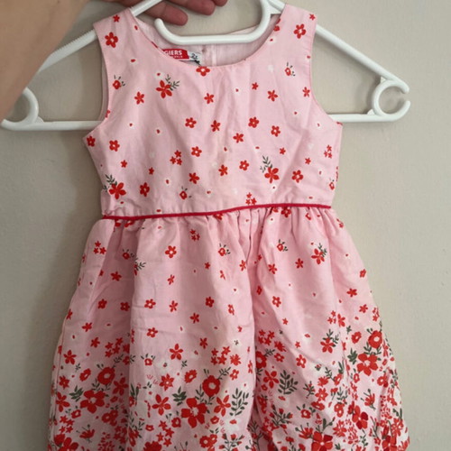 Dress new with lining and tulle, size 92 for 2 years old